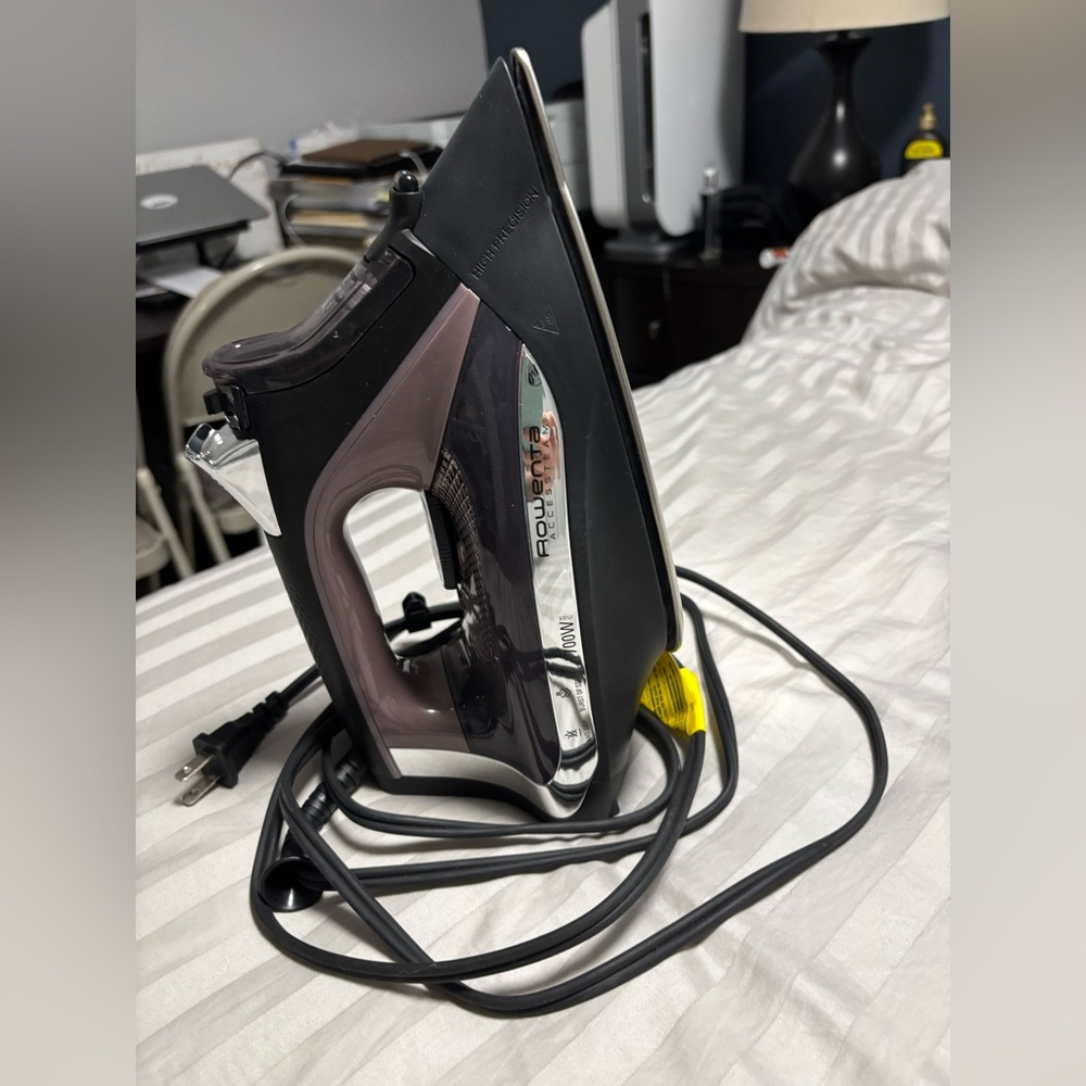 Rowenta Black and Silver Steam Iron